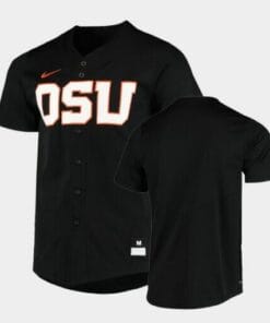 Custom Oregon State Beavers Jersey Name Number College Baseball Black