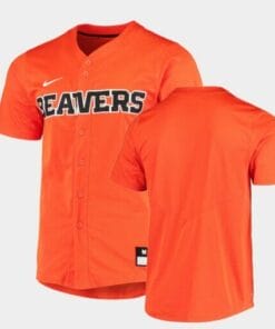 Custom Oregon State Beavers Jersey Name Number Baseball Elite Orange