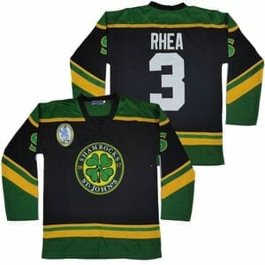 Ross The Boss Rhea #3 St. John s Shamrocks Hockey Jersey Black, Top Smart Design Ross The Boss Rhea #3 St. John s Shamrocks Hockey Jersey Black, Top Smart Design