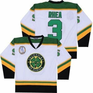 Ross The Boss Rhea #3 St. John s Shamrocks Hockey Jersey White, Top Smart Design Ross The Boss Rhea #3 St. John s Shamrocks Hockey Jersey White, Top Smart Design