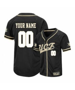 Custom UCF Knights Jersey Name and Number College Baseball Black