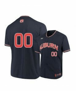 Custom Auburn Tigers Jersey College Baseball Under Armour Navy