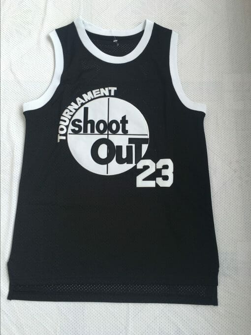 Shoot Out #23 Motaw Basketball Jersey Black