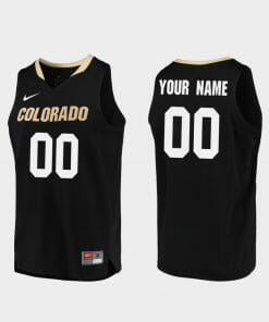 Colorado Buffaloes Jersey Name and Number Custom College Basketball Jerseys Replica Black