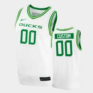 Oregon Ducks Jersey Name and Number Custom NCAA Basketball Replica Jerseys White, Top Smart Design Oregon Ducks Jersey Name and Number Custom NCAA Basketball Replica Jerseys White, Top Smart Design
