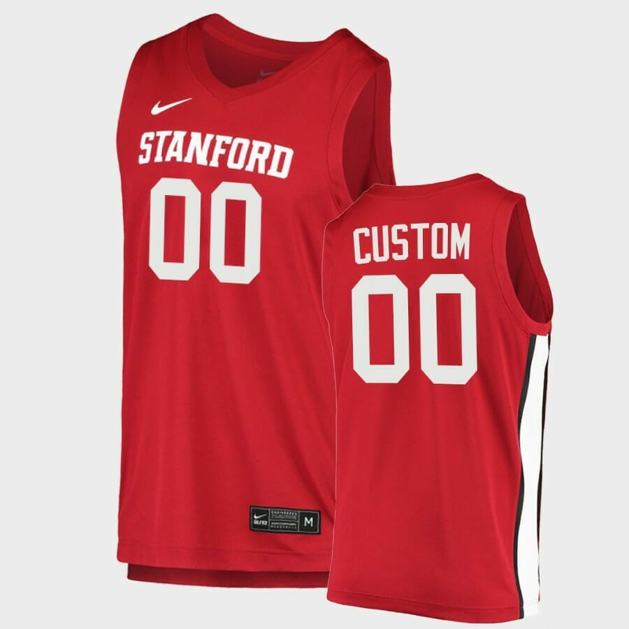 Stanford Cardinal Jersey Name and Number Custom NCAA Basketball Jersey Red, Top Smart Design Stanford Cardinal Jersey Name and Number Custom NCAA Basketball Jersey Red, Top Smart Design