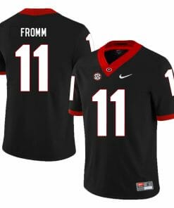 Georgia Bulldogs #11 Jake Fromm College Football Jersey Black