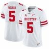 Houston Cougars #7 Case Keenum College Football Jersey Gray, Top Smart Design Houston Cougars #7 Case Keenum College Football Jersey Gray, Top Smart Design