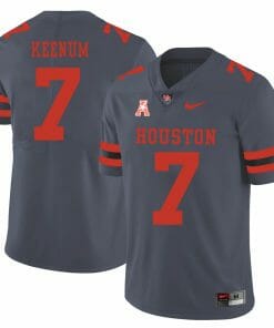 Houston Cougars #7 Case Keenum College Football Jersey Gray
