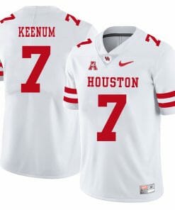 Houston Cougars #7 Case Keenum College Football Jersey White