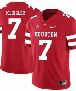 Houston Cougars #7 David Klingler College Football Jersey Red