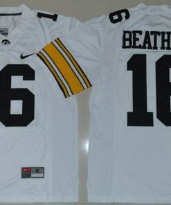 Iowa Hawkeyes #16 CJ Beathard NCAA College Football Jersey White