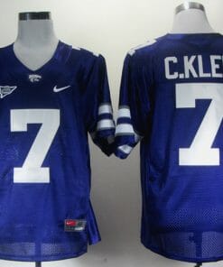 Kansas State Wildcats #7 Collin Klein College Football Jersey Purple