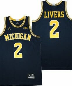 Michigan Wolverines #2 Isaiah Livers College Basketball Jersey