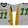 North Dakota State Bison #11 Carson Wentz Football Jersey Green, Top Smart Design North Dakota State Bison #11 Carson Wentz Football Jersey Green, Top Smart Design