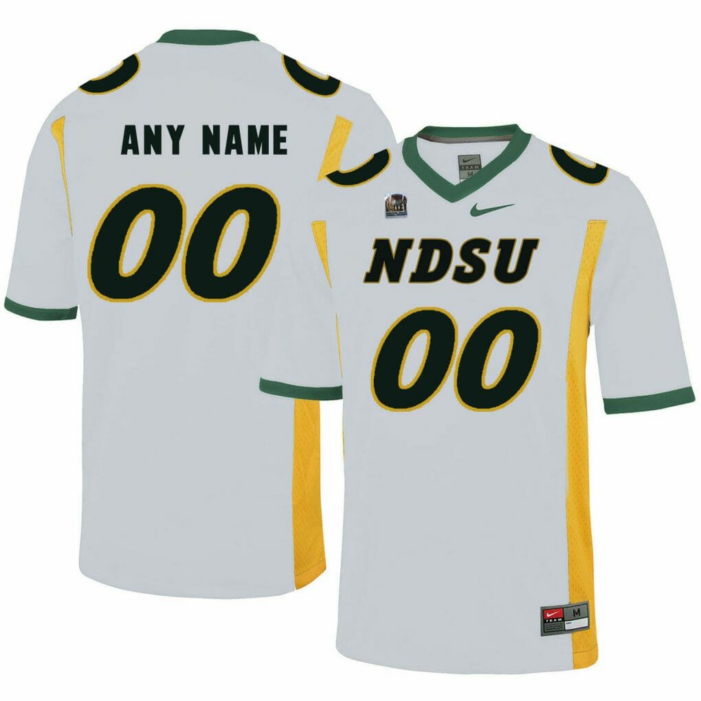 Custom North Dakota Jersey Name Number Football NCAA White, Top Smart Design Custom North Dakota Jersey Name Number Football NCAA White, Top Smart Design