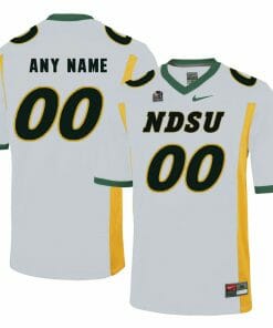 Custom North Dakota Jersey Name Number Football NCAA White