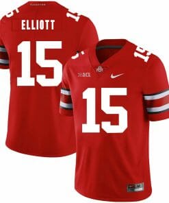 Ohio State Buckeyes #15 Ezekiel Elliott Football Jersey Red