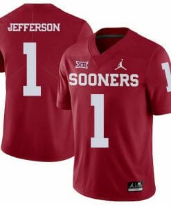 Oklahoma Sooners #1 Tony Jefferson Football Jersey Dark Red