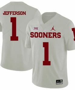 Oklahoma Sooners #1 Tony Jefferson Football Jersey White