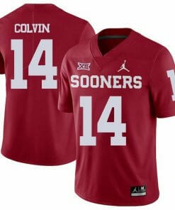 Oklahoma Sooners #14 Aaron Colvin Football Jersey Red