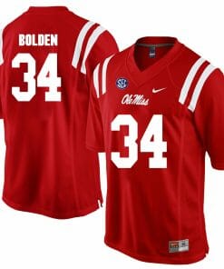Ole Miss Rebels # 34 Brandon Bolden NCAA Football Jersey