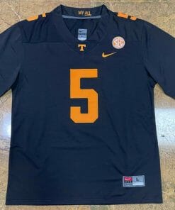 Hendon Hooker Jersey #5 Tennessee Volunteers Football Players Limited Black, Top Smart Design Hendon Hooker Jersey #5 Tennessee Volunteers Football Players Limited Black, Top Smart Design