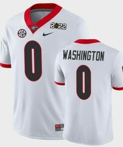 Darnell Washington Jersey Georgia Bulldogs #0 2021 National Champions Game White