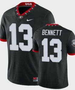 Stetson Bennett Uga Jersey #13 College Football Alternate Game Black