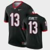 Stetson Bennett Uga Jersey #13 College Football Alternate Game Black, Top Smart Design Stetson Bennett Uga Jersey #13 College Football Alternate Game Black, Top Smart Design
