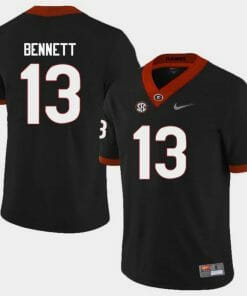 Stetson Bennett Jersey Black Georgia Bulldogs #13 NCAA College Football