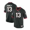 Stetson Bennett Jersey Black Georgia Bulldogs #13 NCAA College Football, Top Smart Design Stetson Bennett Jersey Black Georgia Bulldogs #13 NCAA College Football, Top Smart Design