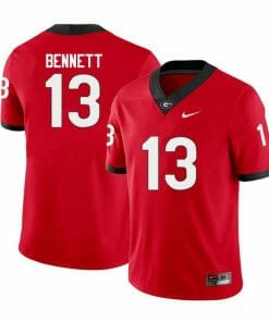Stetson Bennett Bulldogs Jersey #13 NCAA College Football Limited Red