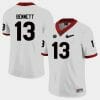 Stetson Bennett Georgia Jersey #13 NCAA College Football Limited White 4 Stetson Bennett Georgia Jersey #13 NCAA College Football Limited White