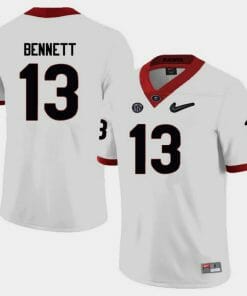 Stetson Bennett Georgia Jersey #13 NCAA College Football Limited White