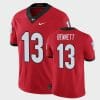 Stetson Bennett Jersey #13 Georgia Bulldogs College Football Red, Top Smart Design Stetson Bennett Jersey #13 Georgia Bulldogs College Football Red, Top Smart Design