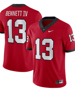 Stetson Bennett Uga Jersey #13 NCAA Replica Football Red