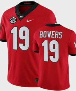 Georgia Brock Bowers Jersey #19 NCAA College Football Game Red
