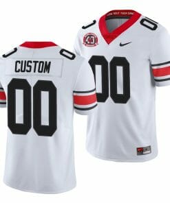 Personalized UGA Jersey Name And Number White College Football 40th Anniversary Alternate