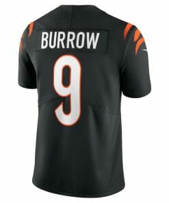 Joe Burrow 9 Cincinnati Bengals Vapor Limited Jersey – Black, Top Smart Design Joe Burrow 9 Cincinnati Bengals Vapor Limited Jersey – Black, Top Smart Design