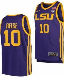 Angel Reese Jersey LSU Tigers College Basketball Purple #10