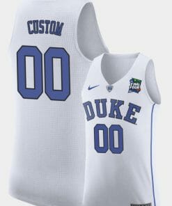 Custom Duke Blue Devils Jersey Final-Four College Basketball White