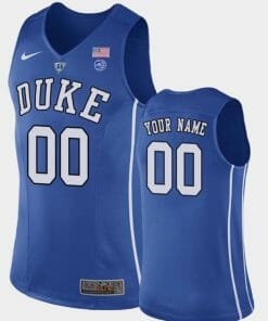 Custom Duke Blue Devils Jersey Performace College Basketball Royal