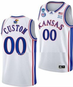 Custom Kansas Jayhawks Jersey College Basketball 2023 NCAA March Madness