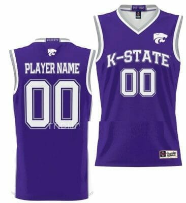 Custom Kansas State Wildcats Jersey Name and Number NIL Pick-A-Player Purple, Top Smart Design Custom Kansas State Wildcats Jersey Name and Number NIL Pick-A-Player Purple, Top Smart Design