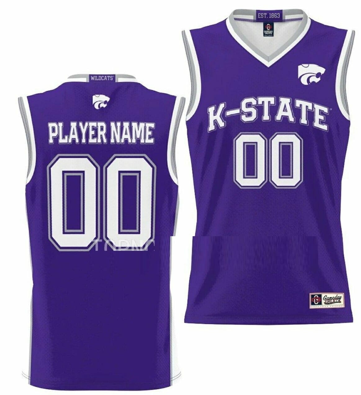 Custom Kansas State Wildcats Jersey Name and Number NIL Pick-A-Player Purple, Top Smart Design Custom Kansas State Wildcats Jersey Name and Number NIL Pick-A-Player Purple, Top Smart Design