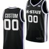 Custom Kansas State Wildcats Jersey Name Number College Basketball Uniform White, Top Smart Design Custom Kansas State Wildcats Jersey Name Number College Basketball Uniform White, Top Smart Design
