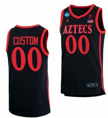 Custom San Diego State Aztecs Basketball Jersey Name And Number 2023 NCAA March Madness Black, Top Smart Design Custom San Diego State Aztecs Basketball Jersey Name And Number 2023 NCAA March Madness Black, Top Smart Design