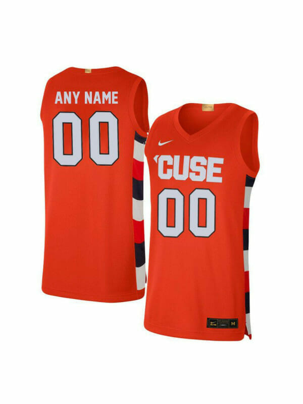 Custom Syracuse Jersey College Basketball Name and Number Elite Orange, Top Smart Design Custom Syracuse Jersey College Basketball Name and Number Elite Orange, Top Smart Design