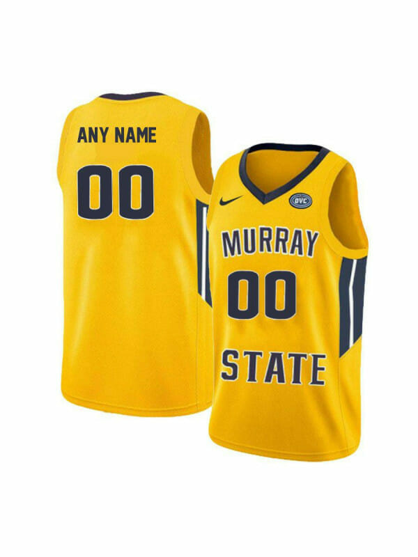 Custom Murray State Racers Jersey College Basketball Name and Number Elite Yellow, Top Smart Design Custom Murray State Racers Jersey College Basketball Name and Number Elite Yellow, Top Smart Design